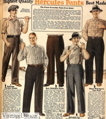 1920s blue collar fashion